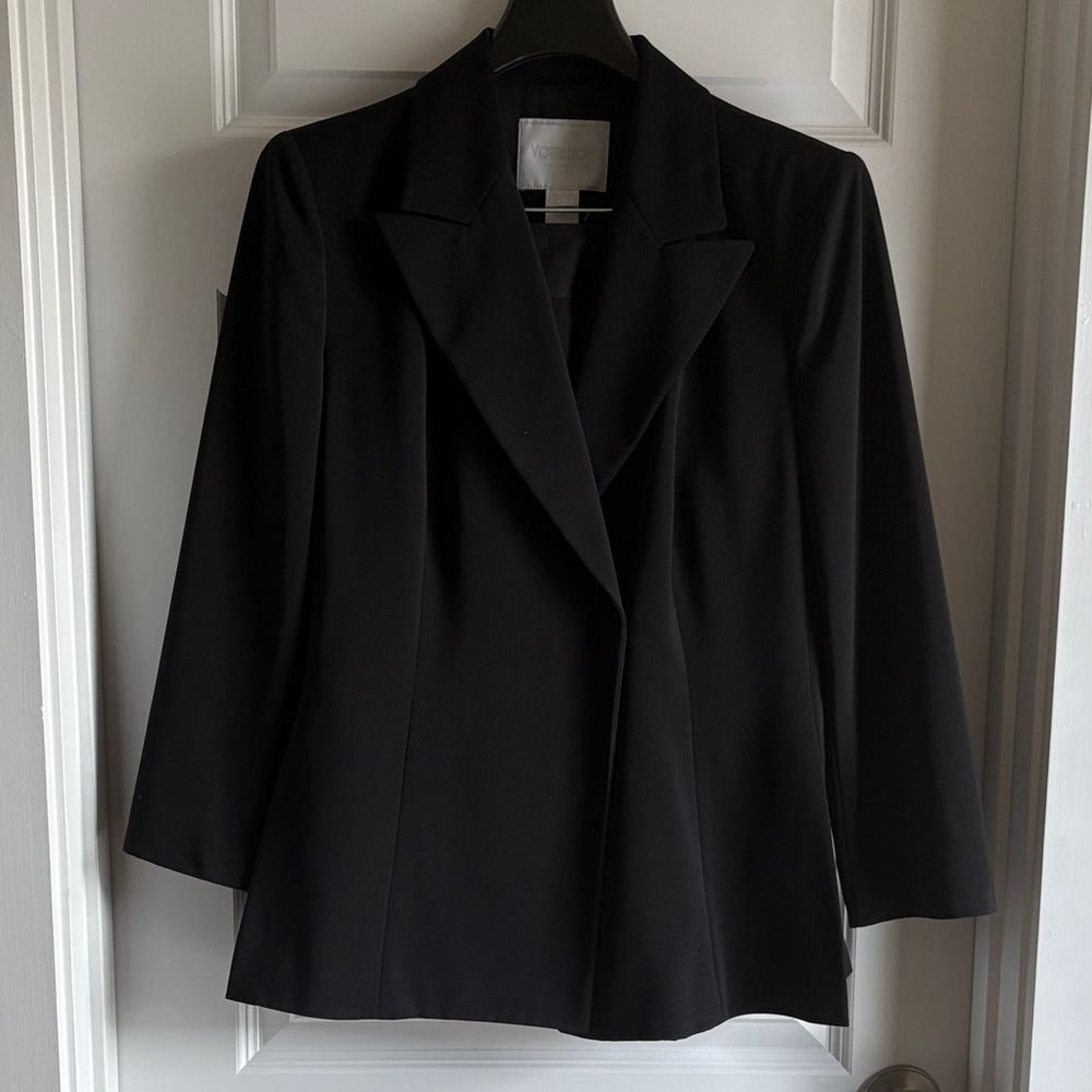 Votre Nom Classic Black Blazer